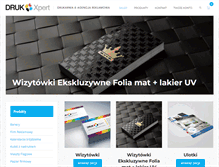 Tablet Screenshot of drukxpert.pl